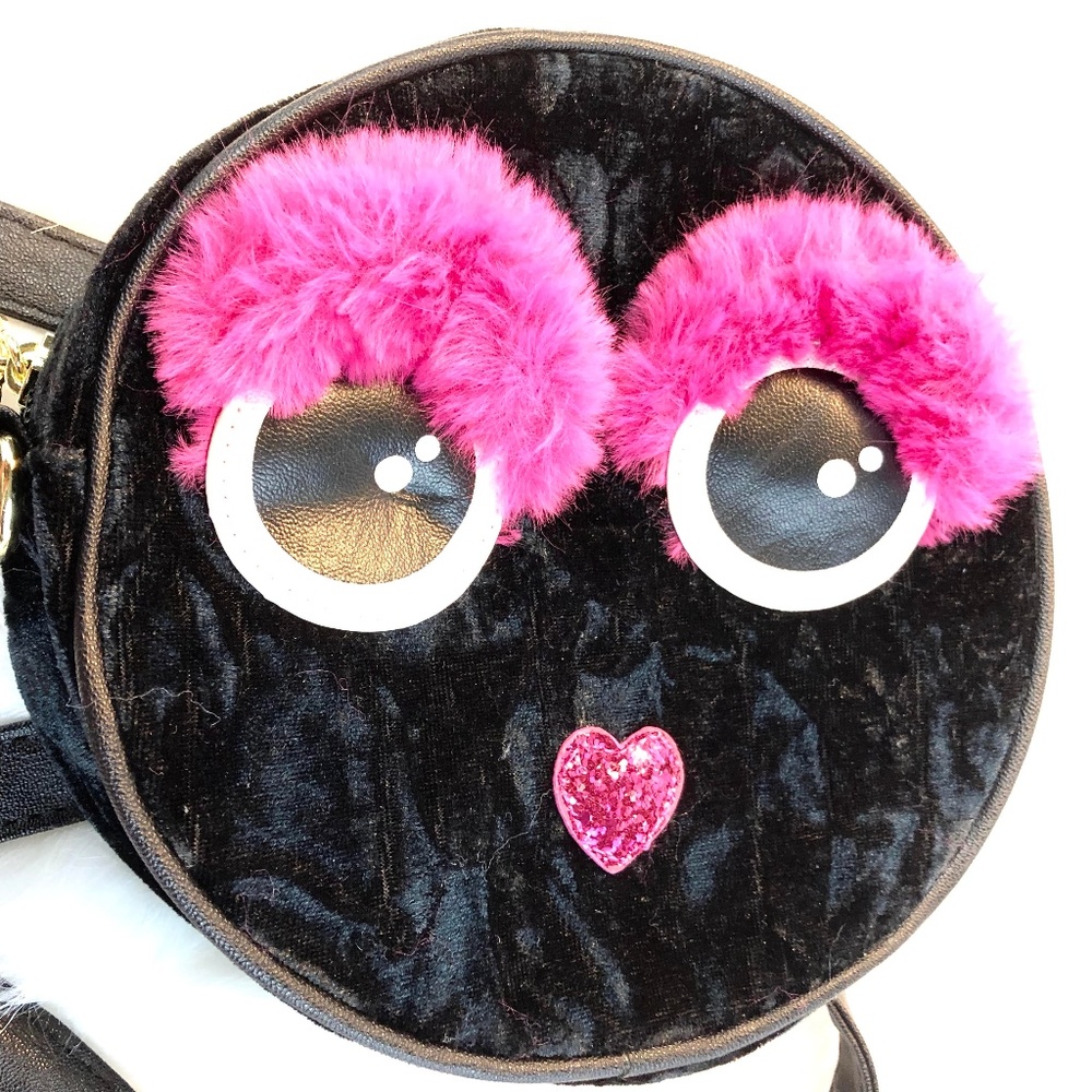 🆕Betsey Johnson Kitsch Monster Velvet Crossbody